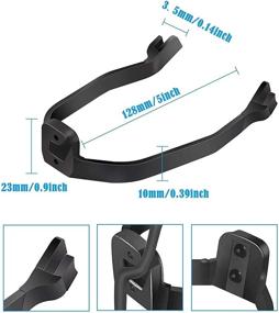 img 2 attached to 🛴 Yungeln Rear Mudguard Scooter Fender Bracket - Enhanced Accessory Support for Xiaomi M365/Pro 1S Scooter - Black