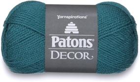 img 4 attached to 🧶 Patons Decor Yarn: 3.5oz, Medium Worsted Rich Oceanside - Perfect for Crochet, Knitting & Crafting Projects