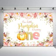 avezano pumpkin birthday backdrop background logo