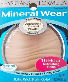 img 3 attached to Physicians Formula Mineral Wear Pressed Powder - Creamy Natural (0.26 oz): Flawless Coverage & Natural Radiance