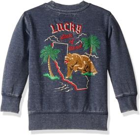 img 1 attached to Lucky Brand Sleeve Pullover Sweater Boys' Clothing