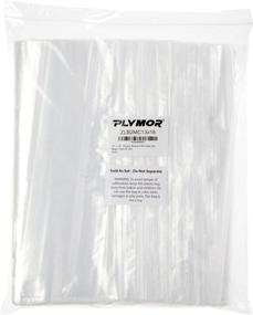 img 1 attached to Plymor Pack Zipper Reclosable Plastic Household Supplies and Paper & Plastic