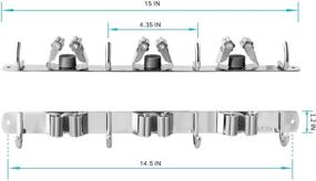 img 2 attached to 🛁 Stainless Bathroom Mounted Organizer by Gueryee