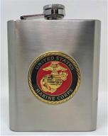 oz marines flask usmc stainless логотип