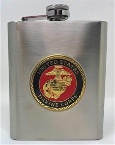 img 3 attached to Oz Marines Flask USMC Stainless