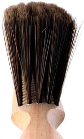 img 2 attached to OAKART Soft Bristle Hand Brush with Oiled Beech Wood Handle - 14 Inch Long (Brown)