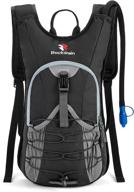 🎒 rockrain hydration backpack: stay hydrated on outdoor adventures with insulated 2l water bladder - ideal for hiking, running, climbing, and cycling - perfect for men, women, kids - lightweight daypack логотип