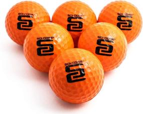 img 4 attached to SCI-CORE Training Golf Balls - Real-Feel Practice Golf Balls for Kids & Adults - Indoor & Outdoor Use - Standard Size (6 Pack)