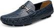 loafers leather driving moccasin business men's shoes and loafers & slip-ons logo