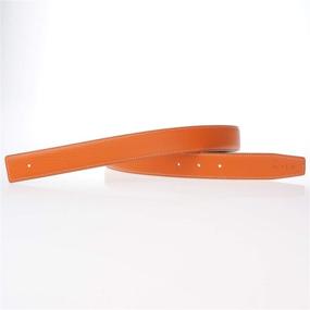 img 2 attached to Genuine Leather Reversible Men's Accessories and Belts - Replacement Strap