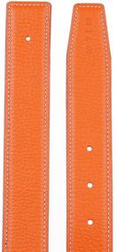 img 1 attached to Genuine Leather Reversible Men's Accessories and Belts - Replacement Strap