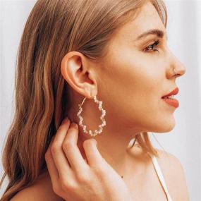 img 2 attached to 🎁 Bohemian Tassel Earrings Set: 36 Pairs for Women & Girls - Leather Leaf, Hoop Studs & Dangle Styles - Perfect for Birthdays, Parties, Christmas & Friendship Gifts