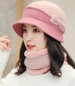 img 3 attached to Scarf Womens Beanie Knitted Outdoor Outdoor Recreation in Hiking & Outdoor Recreation Clothing