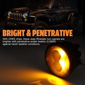 img 3 attached to 2007-2017 Jeep Wrangler JK Liteway LED 🚘 Turn Signal Light - Fender Side Maker Parking Lights