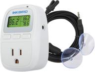 inkbird c929a wi-fi aquarium temperature controller: 1200w dual probe thermometer for fish tank & water terrarium logo