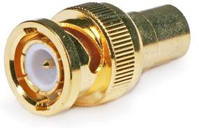 img 1 attached to 🔌 Усиливайте ваши AV-соединения с помощью переходника Monoprice Gold Plated BNC Male to RCA Female.