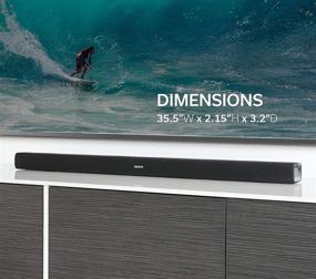 img 3 attached to Upgrade Your Home Theater with Denon DHT-S316 Soundbar System: Wireless Subwoofer, Virtual Surround Sound & Bluetooth Compatibility