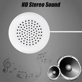 img 1 attached to 🎧 Portable Pillow Speaker with 3.5mm Jack: Wired Stereo Headphone for Travel, MP3, MP4, CD Player, and Mobile Phone