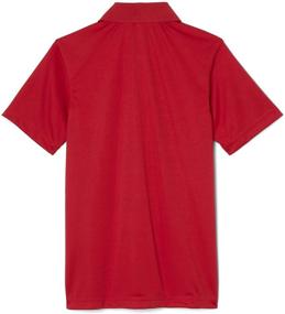 img 3 attached to Moisture Wicking Stretch Sport Polo Shirt for Boys - French Toast