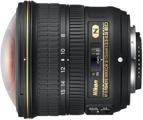 img 3 attached to 📷 Black Nikon AF-S FISHEYE NIKKOR 8-15mm f/3.5-4.5E ED Zoom Lens - High-Quality Photography Gear