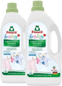 img 2 attached to 🌿 Frosch Baby Natural Liquid Laundry Detergent: Gentle Care for Sensitive Skin (50 fl oz, Pack of 2)