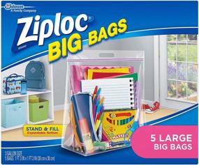 img 1 attached to Пакеты Ziploc Big Bags Large Count для бытовых нужд