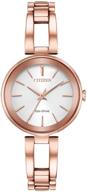 часы citizen women's eco-drive em0633-53a логотип