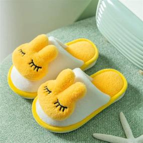 img 3 attached to 🧦 KUBUA Winter Indoor Slippers for Boys' Bedroom Shoes