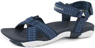 👟 luffymomo women's hiking sandals - comfortable sporty webbing sandals for walking logo