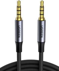 img 4 attached to UGREEN 3.5mm Braided Audio Cable: Premium Hi-Fi Stereo TRRS Jack AUX Cord for iPhone, Samsung, Tablets - 3FT