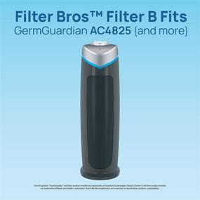 img 2 attached to FLT4825 HEPA Filter B: Compatible with GermGuardian AC4825 / AC4825E / AC4825DLX, AC4300BPTCA / AC4850PT - Advanced Technologies for Home Air Cleaner Purifiers, AC4900CA, CDAP4500BCA