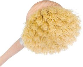 img 3 attached to Redecker Stiff Bristle Dish Brush: Durable All-Purpose Scrubber for Kitchen and Household, Heat-Resistant Tampico Fiber Bristles, 2-3/4 inch Head, 7-1/2 inch Handle, Made in Germany