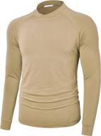 👕 le vonfort men's long sleeve thermal base layer shirts: lightweight fleece lined underwear tops логотип