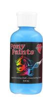 ppnts-turq" голубая пудра для ухода за лошадьми turquoise pony paints по tail tamers логотип