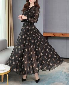 img 2 attached to Womens Round Elegant Floral Baroque Women's Clothing