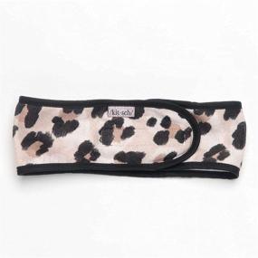 img 1 attached to 🐆 Ultimate Spa Headband: Kitsch Makeup Headband Hairband for Face Washing with a Stylish Leopard Design