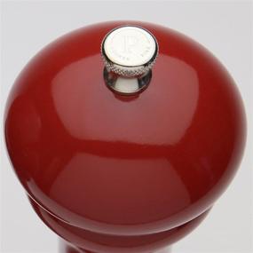 img 1 attached to Enhance Your Culinary Experience with the Chef Specialties 8 Inch Windsor Pepper Mill and Salt Shaker Set in Captivating Candy Apple Red