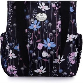 img 4 attached to HUA ANGEL Floral Shoulder Shopping Women's Handbags & Wallets and Totes