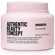🌺 authentic beauty concept glow mask for color treated hair - enhances softness, shine, and strength – vegan, cruelty-free, and silicone-free logo