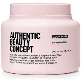 img 4 attached to 🌺 Authentic Beauty Concept Glow Mask for Color Treated Hair - Enhances Softness, Shine, and Strength – Vegan, Cruelty-free, and Silicone-free