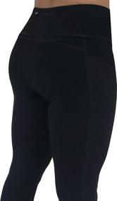 img 3 attached to 🛼 ColorFlow Skating Junior's Practice Pants with Pockets and Breathable Performance Mesh for Figure Skating - Available in Junior Sizes