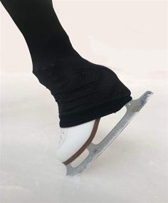 img 1 attached to 🛼 ColorFlow Skating Junior's Practice Pants with Pockets and Breathable Performance Mesh for Figure Skating - Available in Junior Sizes