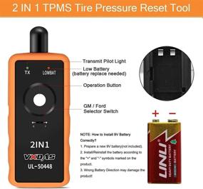 img 2 attached to 🔧 Arozk UL-50448 TPMS Reset Tool: GM and Ford Sensor Activation 2020 Edition