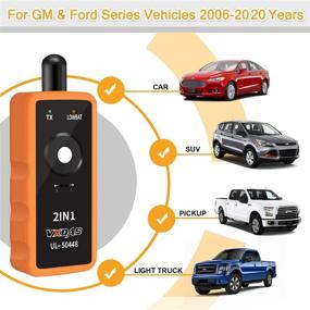 img 1 attached to 🔧 Arozk UL-50448 TPMS Reset Tool: GM and Ford Sensor Activation 2020 Edition