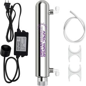 img 4 attached to 🚰 Revolutionize Your Water Quality with APEC Water Systems' Intense Stainless Steel Ultra-Violet Sterilizer Filtration Kit UG-UVSET-1-4-SS