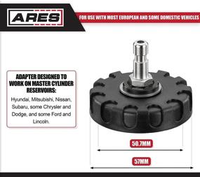 img 3 attached to 🔧 ARES 18002-50.7mm Master Cylinder Adapter: Compatible with Imports and Some Domestics for Brake Fluid Bleeding