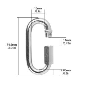 img 2 attached to Stainless Locking Carabiner Hammock Equipment