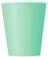 9oz mint paper cups 14ct logo