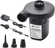 🔌 keruita electric air pump: rechargeable cordless inflator/deflator for pool inflatables, rafts, boats & more - 12-24v dc & 120v adaptor, 3 nozzles included logo