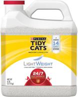 purina tidy cats lightweight 24/7 performance multi cat litter - 6 lb. jug - low dust, clumping, light weight formula logo